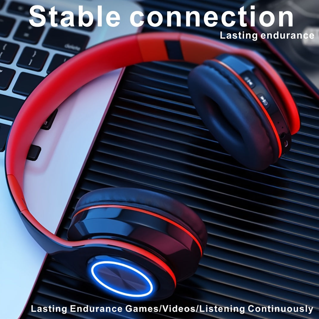 Wireless Headphone, Foldable Bluetooth Headphones Over Ear, Wireless Headset for Gaming, Phones, Computers, Electronics Audio Headphone Arrived before Christmas