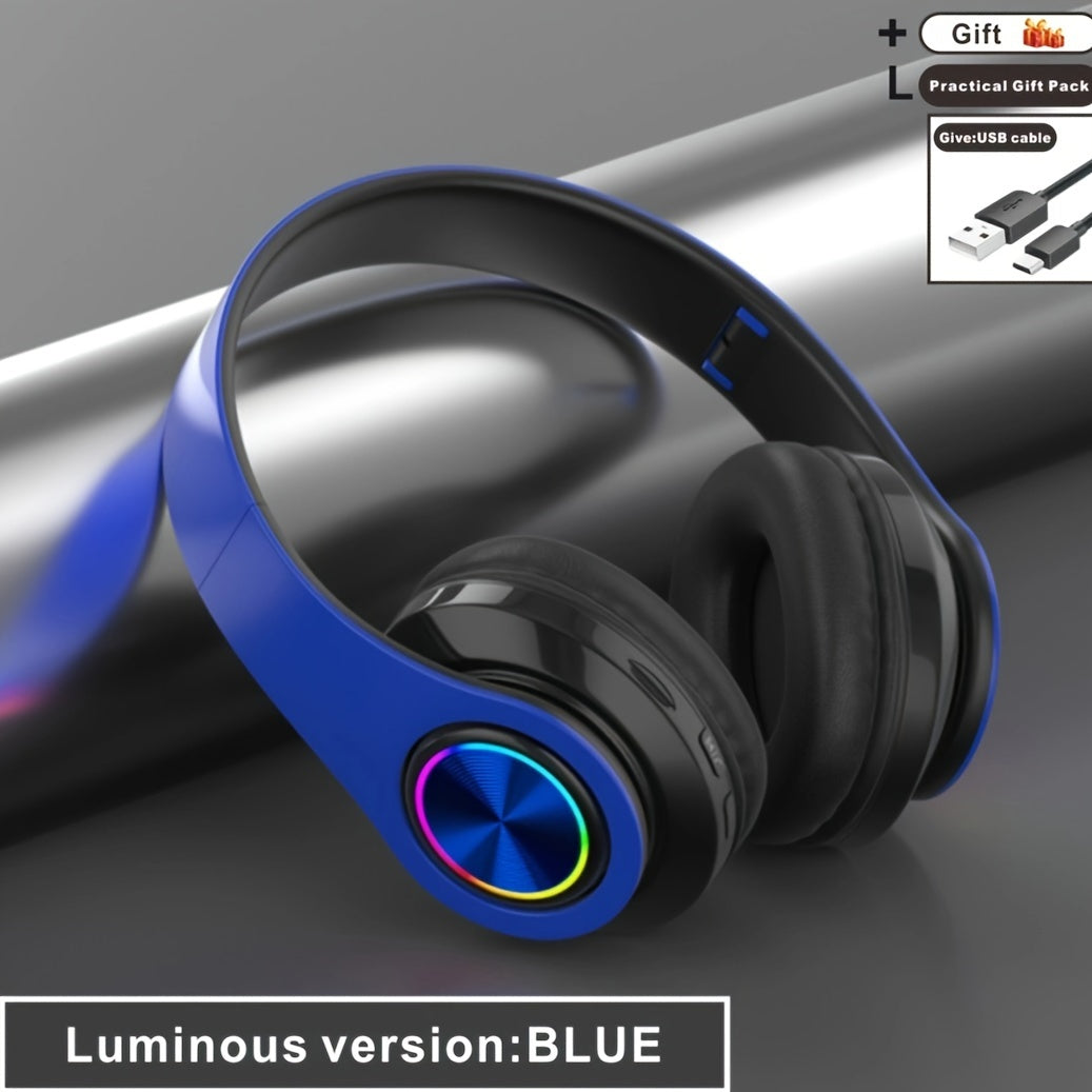Wireless Headphone, Foldable Bluetooth Headphones Over Ear, Wireless Headset for Gaming, Phones, Computers, Electronics Audio Headphone Arrived before Christmas