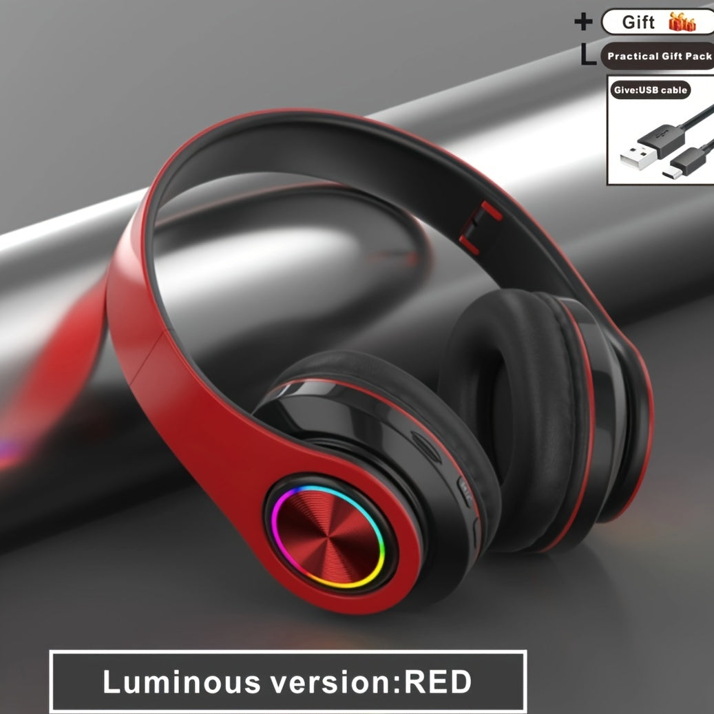 Wireless Headphone, Foldable Bluetooth Headphones Over Ear, Wireless Headset for Gaming, Phones, Computers, Electronics Audio Headphone Arrived before Christmas