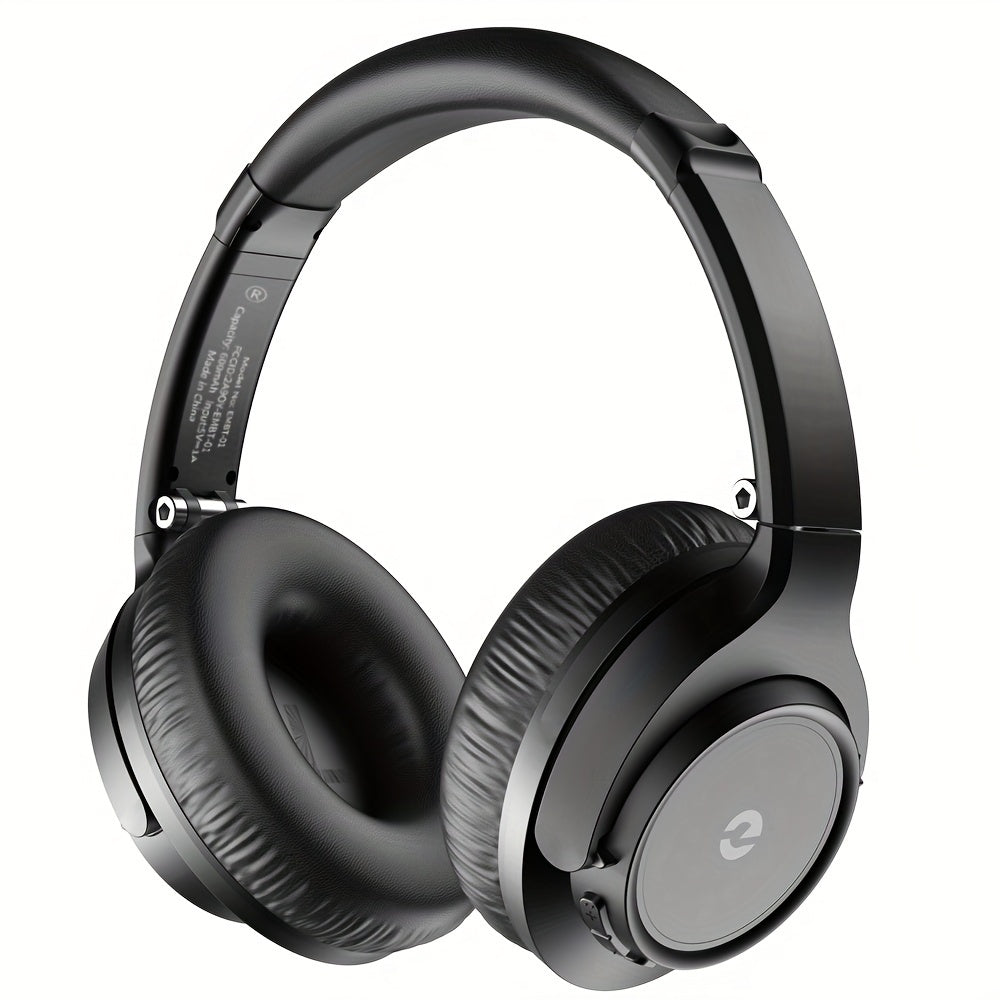 Over-Ear Wireless Headphones with Deep Bass, 50 Hours Playtime, HiFi Stereo, Foldable & Lightweight Design, Built-in Mic for Home, Office, and Travel, Home Audio Gear | Foldable Headset | Snug Earmuffs
