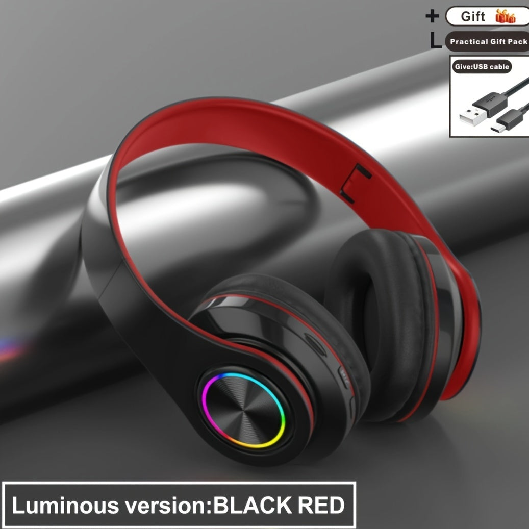 Wireless Headphone, Foldable Bluetooth Headphones Over Ear, Wireless Headset for Gaming, Phones, Computers, Electronics Audio Headphone Arrived before Christmas