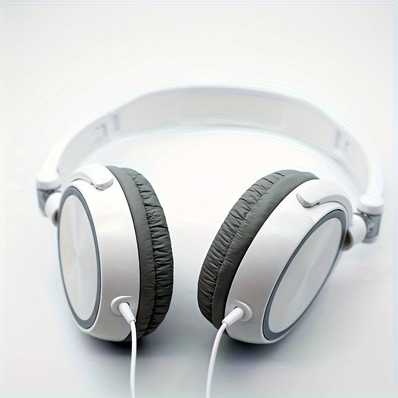 Wired Headphone, Foldable Bluetooth Headphones Over Ear, Wired Headset with microphone for Gaming, Computers, Office Productivity & Calls