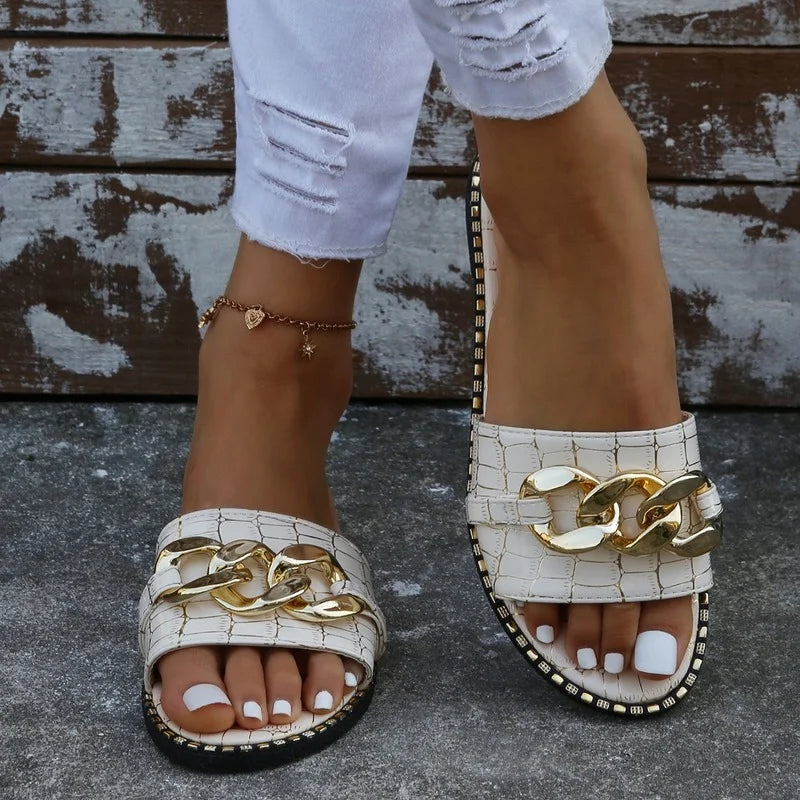 Sexy Lock Female Slippers