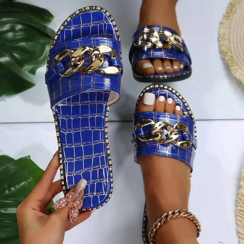 Sexy Lock Female Slippers
