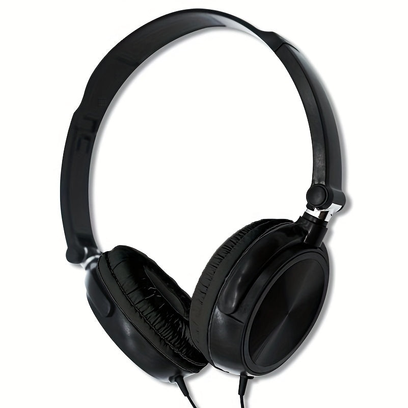 Wired Headphone, Foldable Bluetooth Headphones Over Ear, Wired Headset with microphone for Gaming, Computers, Office Productivity & Calls