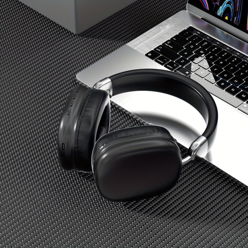 Wireless Earphones, Noise Cancelling And High Sound Quality, 800mAh Battery Life, 48 Hours Of Standby Time, Comfortable And Foldable, Suitable For Sports, Gaming, And Walking, Suitable For Smartphones IO